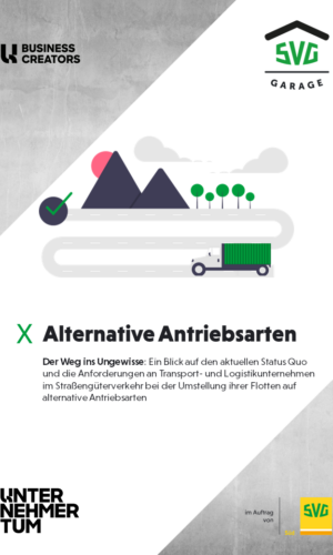 SVG GARAGE Alternative Antriebe Studie Titelblatt_UnternehmerTUM Business Creators